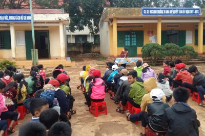Đội PTMN tuyên truyền phòng chống covid