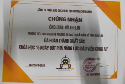5 Ngày bứt phá năng lực giáo viên cùng AI